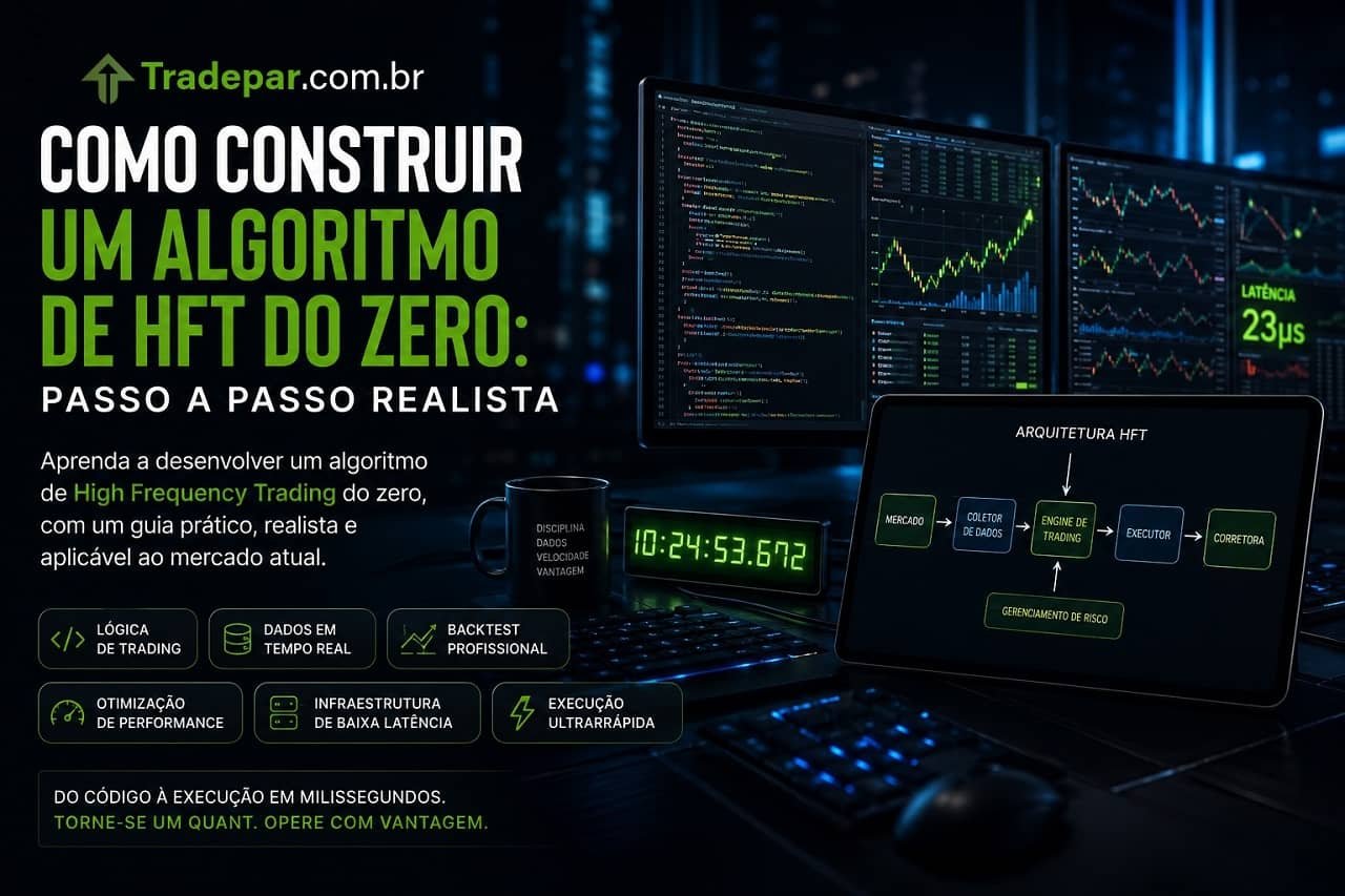 Como construir um algoritmo de HFT do zero: passo a passo realista